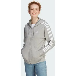 Adidas Essentials 3-Streifen French Terry Regular Kapuzenjacke Medium Grey Heather XL