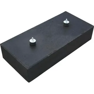Wärmepumpen-Fundament Beton anthrazit 75 cm x 35 cm x 15 cm - Grau