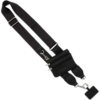 Handygurt mit Reißverschlusstasche, Handy-Lanyard zum Umhängen, Clip-and-Go-Gurt für Handy mit Geldbörse, Handy-Umhängeband mit Reißverschluss-Geldbörsentasche, Handyketten-Geldbörsen-Ausweishalter - Siehe Beschreibung