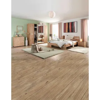 BASED Schlafzimmer in Eichefarben, 4-teilig