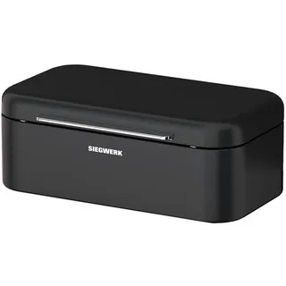 Siegwerk Brotkasten PANOVA - L - 41,3 cm - night echo - schwarz