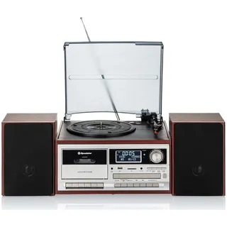 Roadstar HIF-8892D+BT Home-Stereoanlage Home-Audio-Minisystem Kirsche (Frucht)