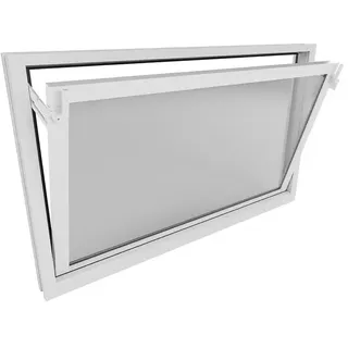 Solid Elements Kippfenster  (100 x 60 cm, Weiß)