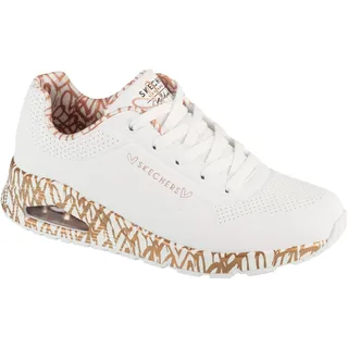 Damen white durabuck/rose gold print trim 36,5
