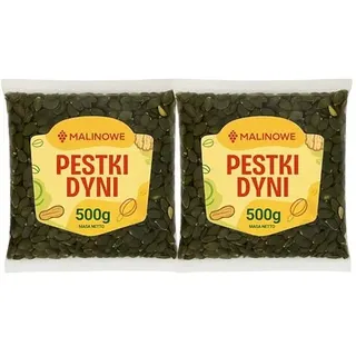 Malinowe Kürbiskerne in Schale Kürbis ausgezeichnete Premiumqualität 2x500g