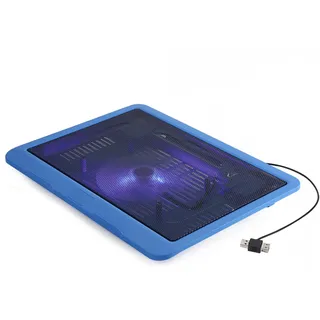 Kühlpad Notepal L2 Laptop-Kühlpad-Basis mit Großem Lüfter, USB-Ständer für 14 oder Kleiner Notebooks, Schwarz, Eisengeflecht + Technische Kunststoffe, Unterstützendes Kühlpad,