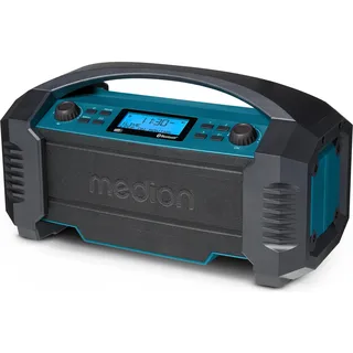 Medion MD 43320 DAB+ Baustellen-Radio blau / schwarz