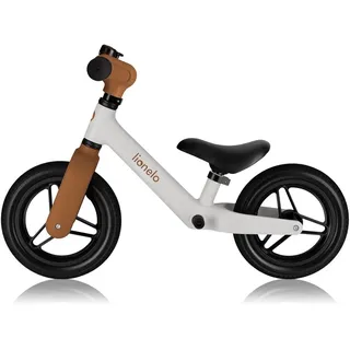 Kinder-Laufrad TONI von 18 Monaten bis 30 kg, Fußstütze, Korb, verstellbarer Sitz und Lenker, rutschfester Griff, Klingel - Beige - Beige