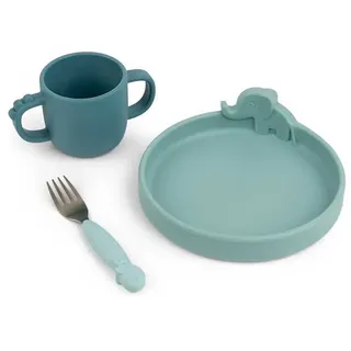 Done by Deer Geschirr-Set Deer Friends Blue