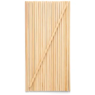 Mendi 50 Stück Holzstäbe 50 cm Rund 10 mm