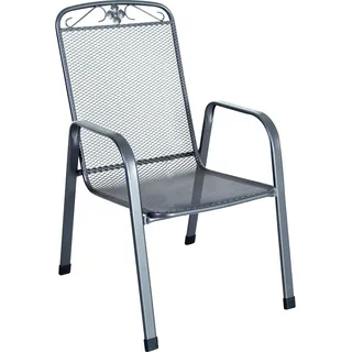 MWH Das Original Savoy Stapelsessel 57 x 75 x 93 cm eisengrau