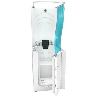 AcquaVapore Senioren Dusche Kombi Sitzbadewanne Sitzwanne Badewanne mit Tür S10D,