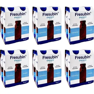 Fresubin ENERGY Drink Schokolade | Trinknahrung hochkalorischer Energy Drink Schoko 6x4x200ml Trinkflasche