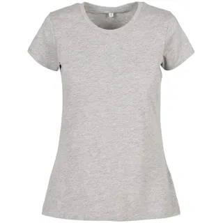 Build Your Brand - Damen Basic T-Shirt - Größe XS - 5XL - Heather Grey / M