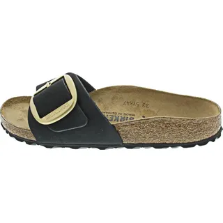 Birkenstock Madrid Big Buckle Nubukleder schwarz 38