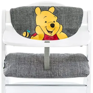 hauck Hochstuhlauflage & Sitzverkleinerer - Disney Deluxe - Winnie Pooh Grey