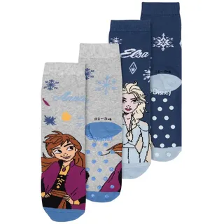 UNITED LABELS Disney Frozen (2er Pack) Die Eiskönigin ABS Socken für Mädchen | Gr.: 23-26