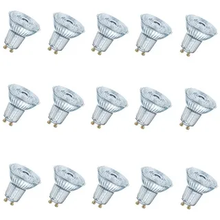15er Pack OSRAM GU10 PARATHOM PAR16 LED Strahler dimmbar 4,5W wie 50W 36° 4000K neutralweiß
