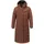 Coat WMS wasserabweisender Wintermantel aus recyceltem Material wärmende Daunenjacke mit legerer Passform chocolate 44