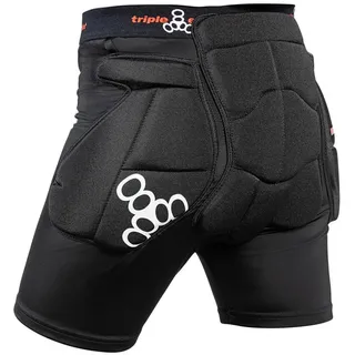 TRIPLE EIGHT Bumsaver 2 Gepolsterte Shorts für Skateboarden, Snowboarden und Skifahren, Schwarz, XL