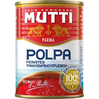 48x Mutti polpa di Pomodoro Tomatenpulpe Tomaten sauce 100% Italienisch 400g dose