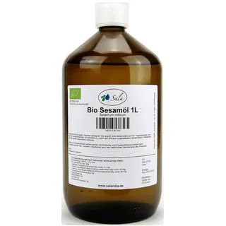 Sala Sesamöl kaltgepresst bio 1 L 1000 ml Glasflasche