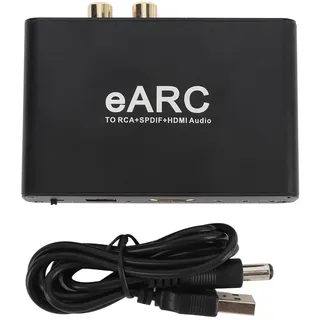 EARC ARC Sound Extractor, HDMI EARC/ARC -Audio -Extraktor/Adapter, HDMI -EARC/ARC zu R/L und 3,5 Mm Audiokonverter für den HDTV -Soundbarlautsprecherverstärker