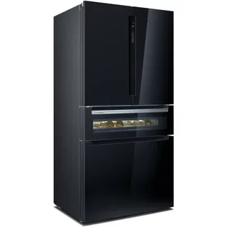 Siemens iQ700 KF96RSBEA French Door (572 l, 1830 mm hoch, Schwarz)