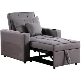 Hti-Living Maritta Polyester 87 x 90 x 94 cm dunkelgrau