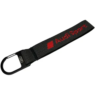 Audi Collection Audi Sport Schlüsselanhänger Schlaufe schwarz rot 3182400400