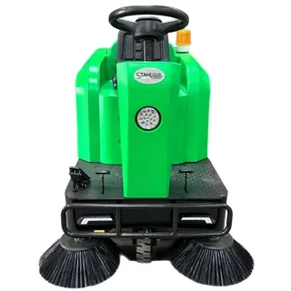 Stahlwerk SW1250-e Aufsitzkehrmaschine 48V Hallen Kehrmaschine Elektrischerbesen