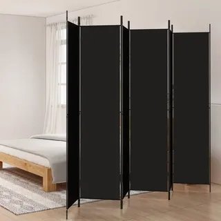 vidaXL Myheimly Paravent,Raumtrenner Raumteiler Trennwand Umkleide Sichtschutz Spanische Wand Wohnzimmer Schlafzimmer,Stoff x 200 cm