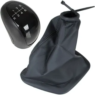 Mercedes Sprinter 906 06-13 Schwarzer Schaltknauf + Manschetten Mit Rahmen Weisses 6-gang-schaltsystem