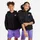 Sportswear Club Fleece Kapuzenjacke 010 black/white L 147-158 cm