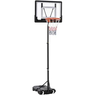 Homcom Basketballständer Schwarz 83 x 75 x 260 cm
