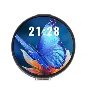 TUOPUONE ESP32-C6 3,4 cm AMOLED Round Touch Display Development Board, 466×466 Pixel, QSPI Interface, Embedded with CO5300 Display Driver and CST820 Capacitive Touch Chip