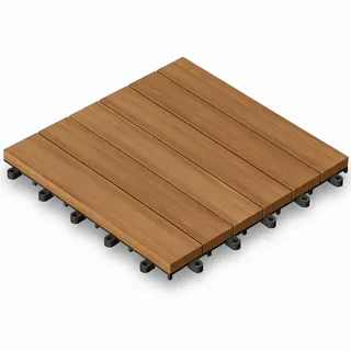 Casaria DEUBA® Holzfliese Stecksystem Akazie