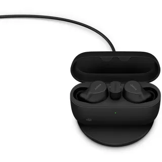 JABRA Evolve2 Buds USB-A UC + Wireless Charging Pad