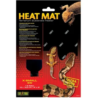 Exo Terra Heat Mat, Substratheizung für Terrarrien, zur Montage unter dem Terrarium, 4W, 10 x 12,5cm