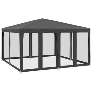vidaXL Partezelt 4 x 4 m inkl. 8 Seitenteile Anthrazit