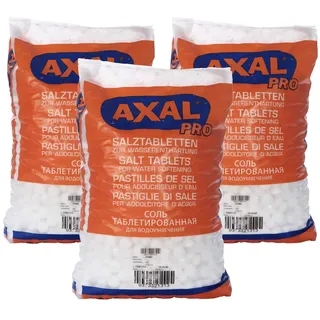 Axal Regeneriersalz 3 x 25 kg, Salztabletten für Enthärtungsanlagen