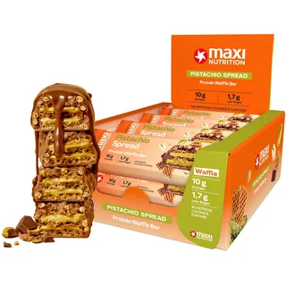 Maxinutrition Proteinriegel Pistachio Spread Riegel 12 x 39 g