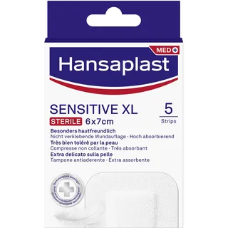 Hansaplast Sensitive XL steril 6 x 7 cm