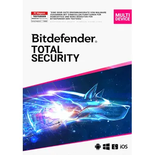 BitDefender Total Security 2026 Multidevice 1 Jahr ESD