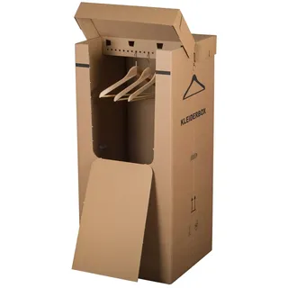 Smartbox Pro 3 Stück | Kleiderbox Kleiderkarton Kartonschrank Umzugskarton Kleideraufbewahrung (3 Stück)