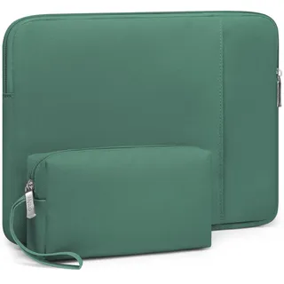 HYZUO 13 Zoll Laptop Tasche Set für MacBook Air 13 M5/M4/M3/M2/M1 A3449 2026-2018, 13" MacBook Neo 2026, MacBook Pro 13 M2/M1 2026-2016, iPad Pro/Air 13, Surface Pro, 12"-13" Tablet, Dschungel Grün