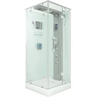 AcquaVapore AquaVapore Duschkabine Komplettdusche D38-10R0 Fertigdusche Dusche 90x90 cm