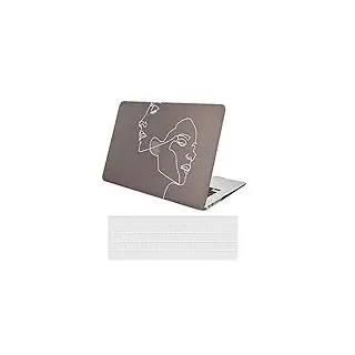 AUSMIX für MacBook Pro 13 Retina Hülle (2012-2015) Modell: A1425/A1502, Ultradünne Plastik Hartschale Hülle Zubehör & EU Tastaturschutz für Apple MacBook Pro Retina 13,Gesicht