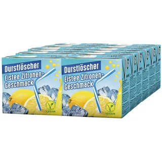 Säfte-Sirup Durstlöscher Eistee Zitrone Fruchtsaftgetränk 500ml 12er Pack