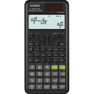 Casio FX-87DE Plus-2 Wissenschaftlicher Taschenrechner schwarz